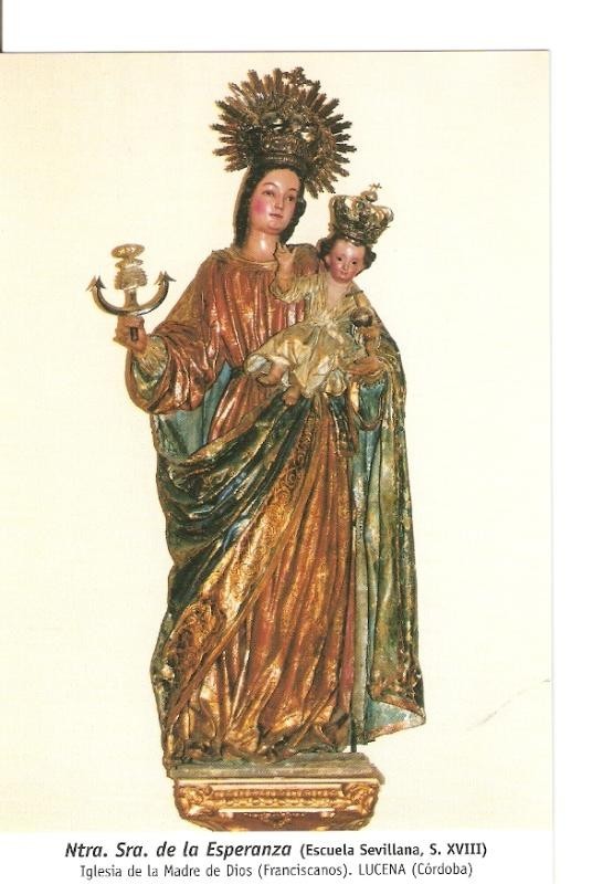 Postal 029920 : Ntra. Sra. De la Esperanza (Escuela Sevillana S. XVIII)  