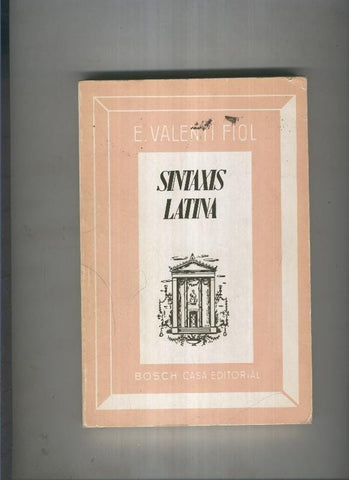 Sintaxis latina