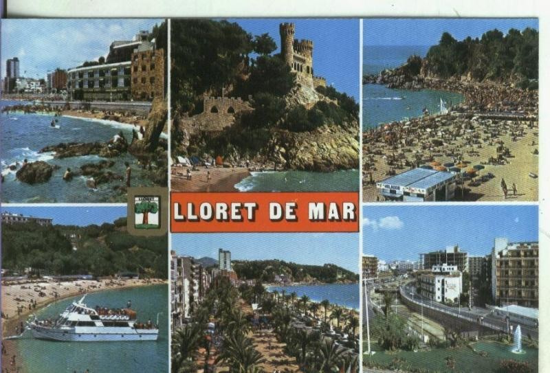 Postal::  Costa Brava-Lloret de Mar