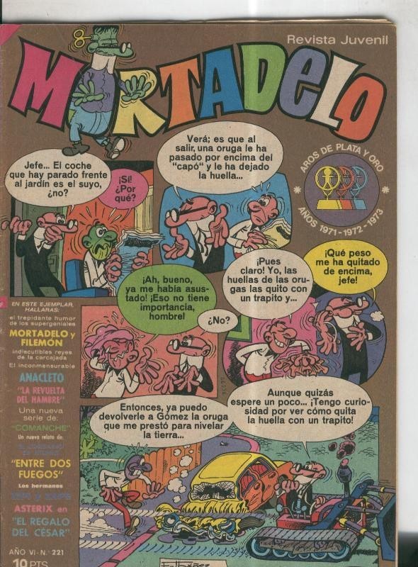 Mortadelo revista semanal numero 221