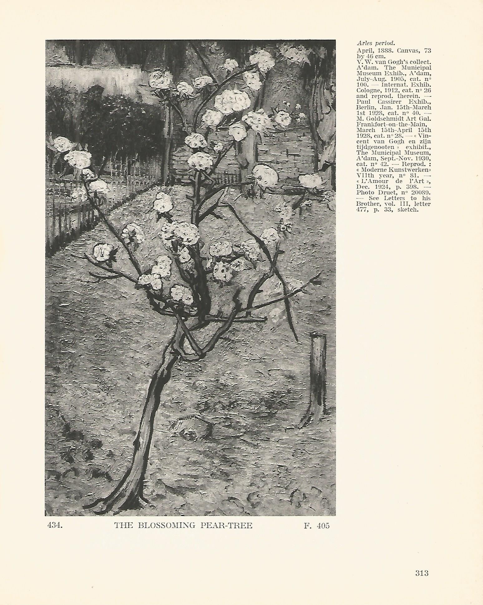 LAMINA 1349: VAN GOGH. The Blossoming Pear-tree
