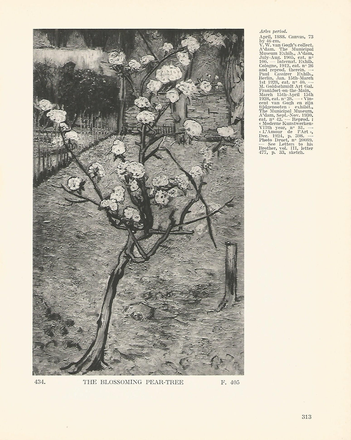 LAMINA 1349: VAN GOGH. The Blossoming Pear-tree