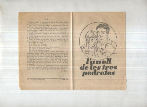 Col-leccio EN PATUFET numero 932: L,anell de les tres pedretes (cubierta de Mallol)