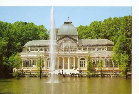 Postal 024726 : Parque del Retiro. Estanque y Palacio de Cristal. Madrid