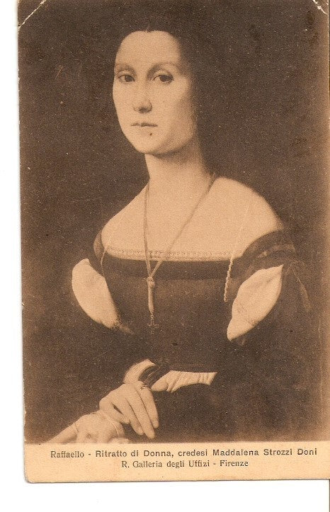 Postal 021833 : Ritrato di Donna, credesi Maddalena Strozzi Doni