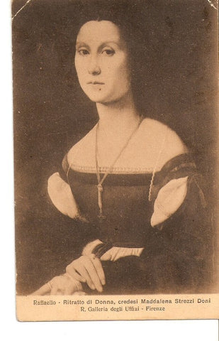 Postal 021833 : Ritrato di Donna, credesi Maddalena Strozzi Doni