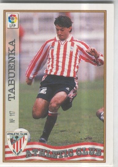 Cromo Liga 97/98: Athletic Club Bilbao numero 117: Tabuenka