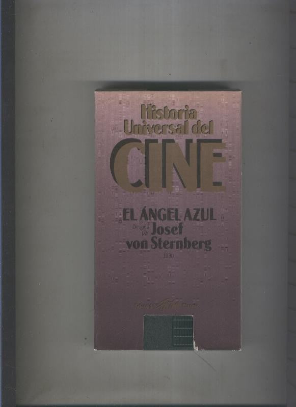 Video VHS: Historia Universal del Cine: El Angel Azul de Josef von Sternberg
