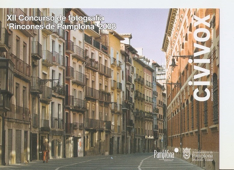 Postal 020386 : XII Concurso de fotografia Rincones de Pamplona 2008