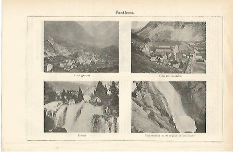 LAMINA ESPASA 1437: Vistas de Panticosa Huesca