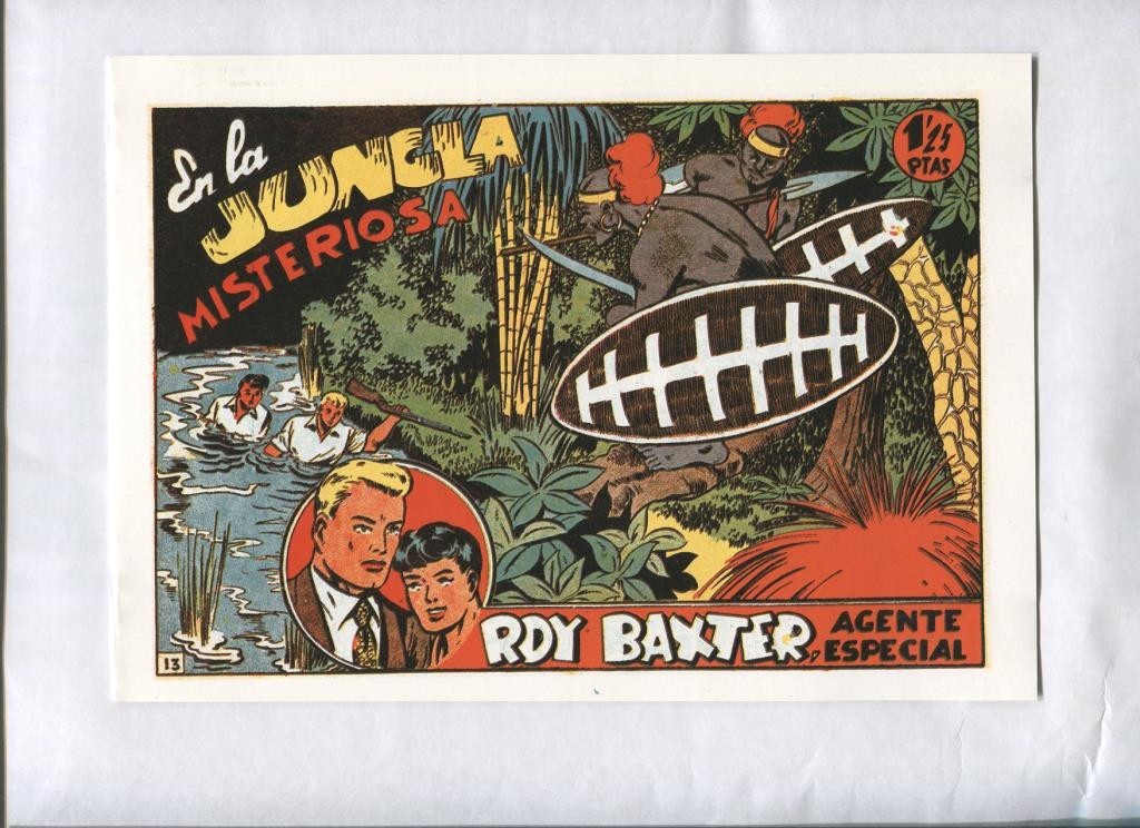 Facsimil: Roy Baxter numero 13: En la jungla misteriosa