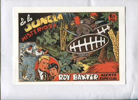 Facsimil: Roy Baxter numero 13: En la jungla misteriosa