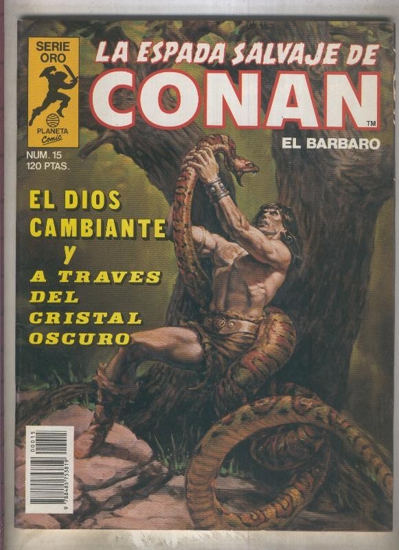 La Espada Salvaje de Conan primera edicion numero 015 (numerado 3 en trasera)