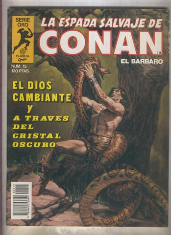 La Espada Salvaje de Conan primera edicion numero 015 (numerado 3 en trasera)