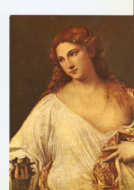 Postal 022068 : La Flora, Tiziano Vecellio