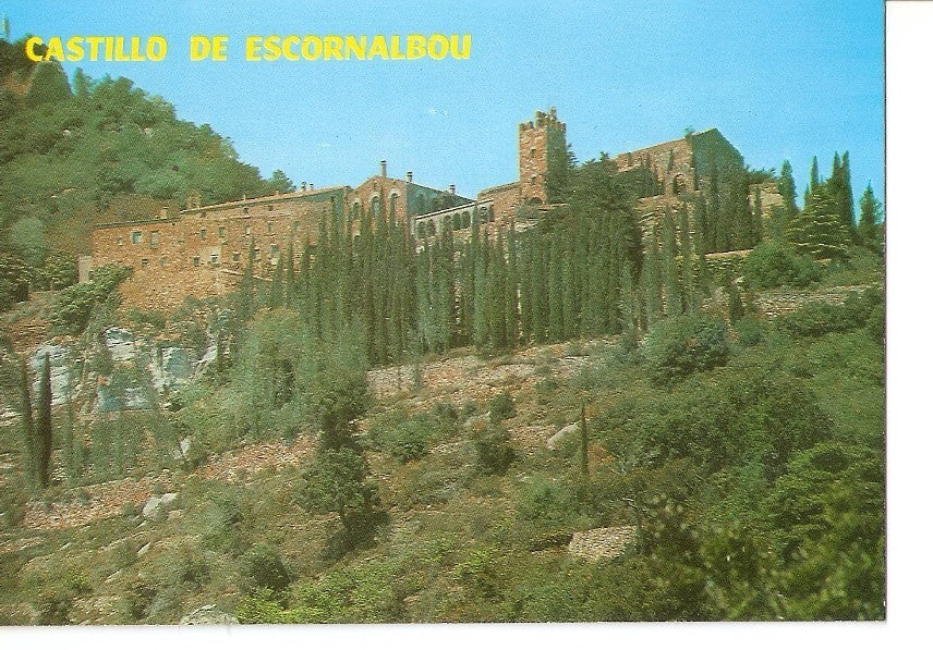 Postal 030231 : Castillo de Escornalbou. Riudecañas