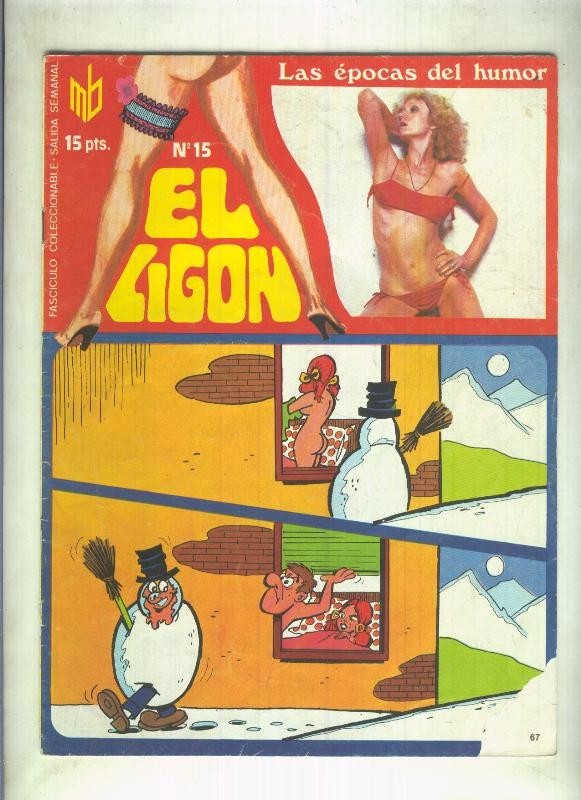 El Ligon numero 15 (numerado 3 en trasera) (roto cubierta lado inferior derecha)
