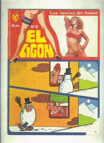 El Ligon numero 15 (numerado 3 en trasera) (roto cubierta lado inferior derecha)