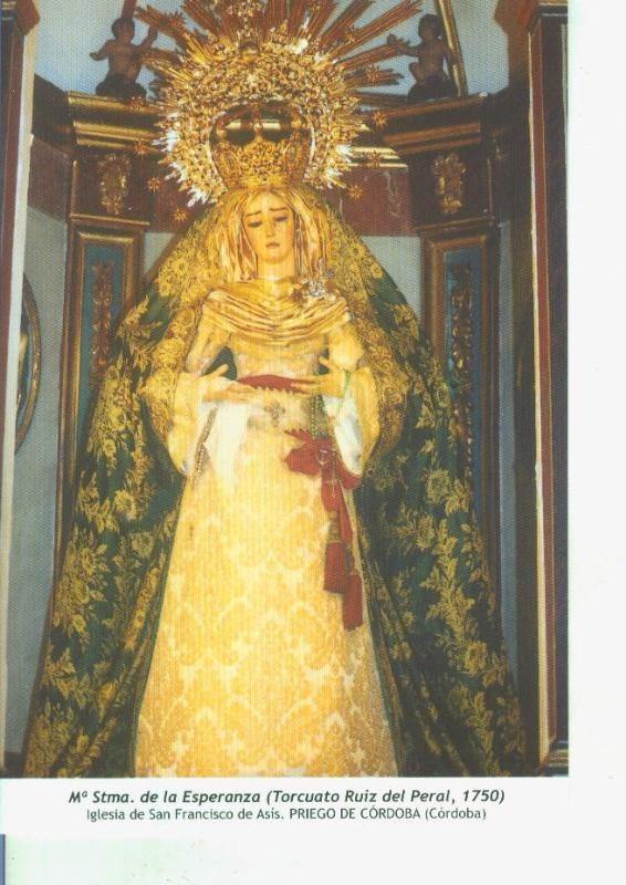 Postal 014594: Virgen Maria Santisima de la Esperanza (Torcuato Ruiz del Peral)
