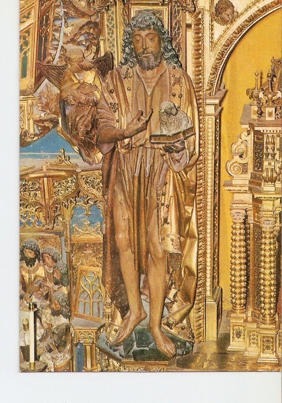 Postal 020852 : Retablo; San Juan Bautista
