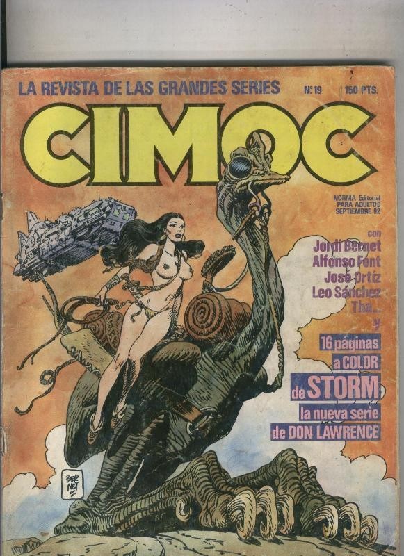 Cimoc revista numero 019: Jordi Bernet, Jose Ortin, Don Lawrence