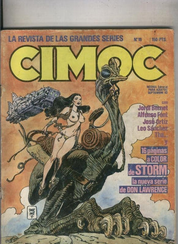 Cimoc revista numero 019: Jordi Bernet, Jose Ortin, Don Lawrence