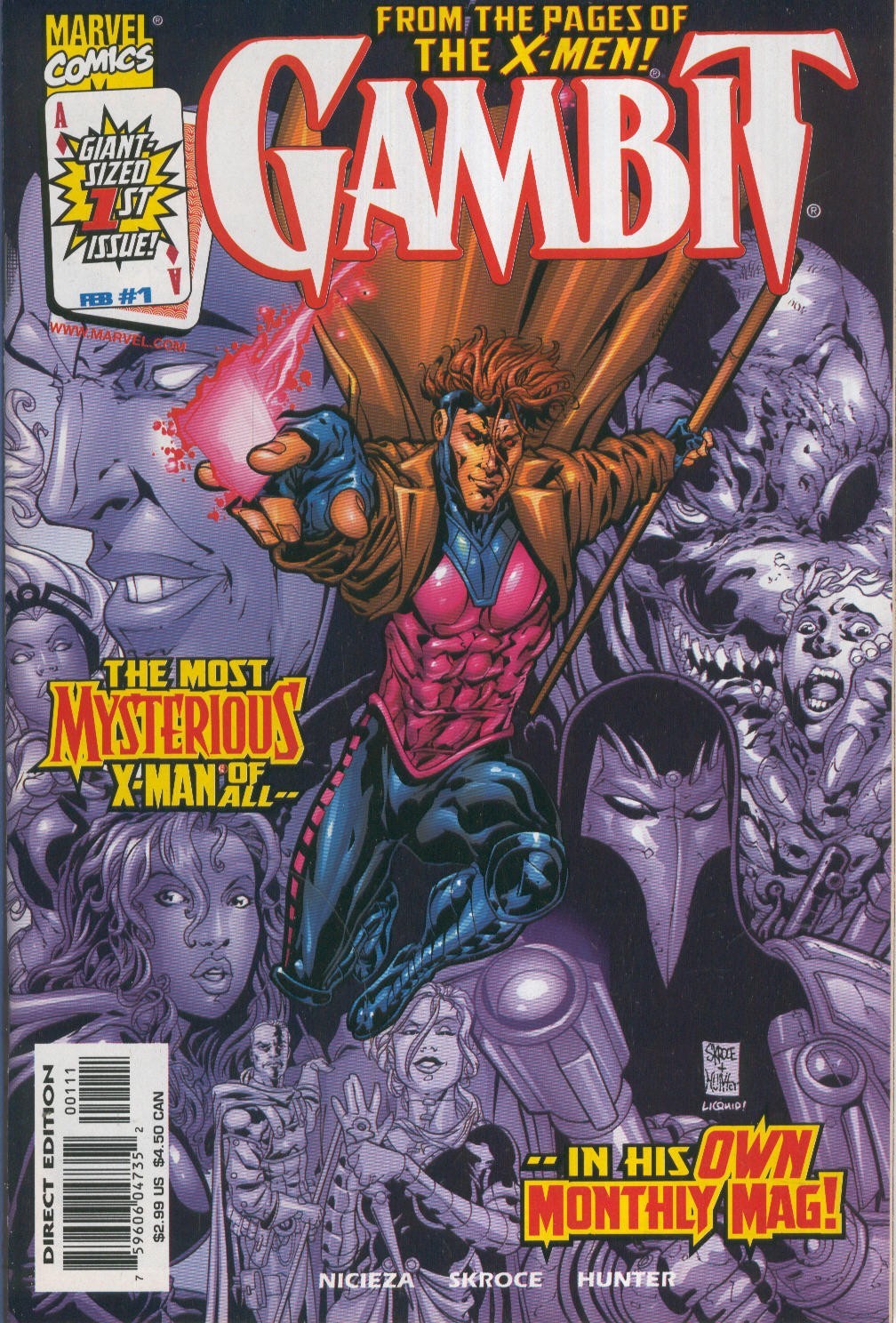 GAMBIT Vol.2 Numero Numero 01a: The most mysterious X-Man