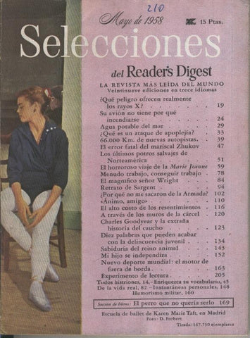 Selecciones del Readers Digest numero 210