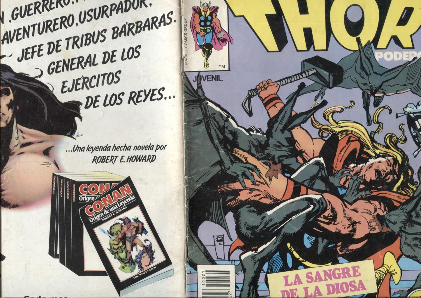 Thor el poderoso volumen 1 numero 21: (numerado 2 en trasera)