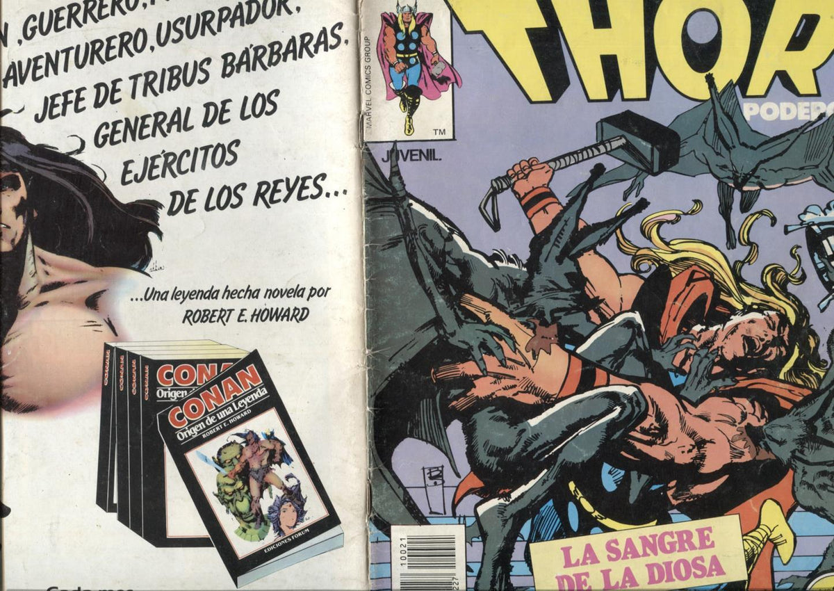 Thor el poderoso volumen 1 numero 21: (numerado 2 en trasera)