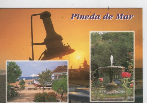 Postal 7037 : Pineda de Mar, vistas varias