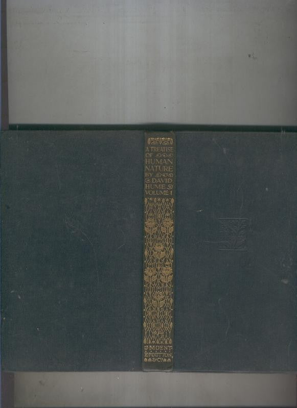 A Treatise of human nature by David Hume Volumen I