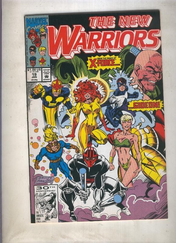 The New Warriors volumen 1 numero 019 (1992)