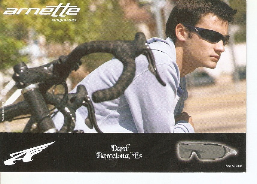 Postal 024244 : Arnette sunglasses. Dani Pedrosa