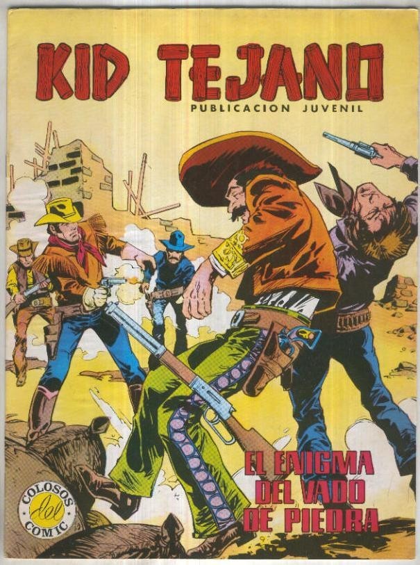 Kid Tejano, color numero 22: El enigma del vado de piedra