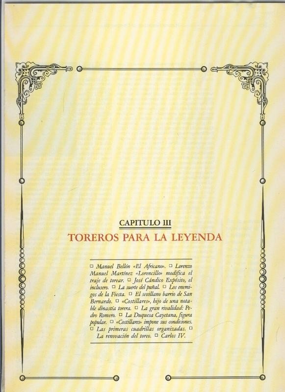 Toros y toreros capitulo 03 del volumen 5