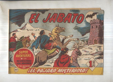 Bruguera: El Jabato numero 183: El pajaro misterioso