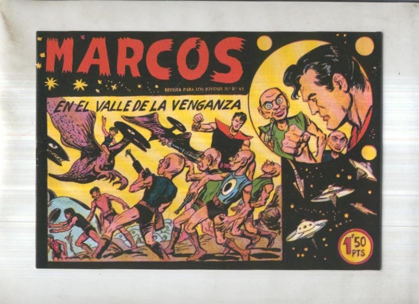 Facsimil: Marcos de Manuel Gago numero 24: El valle de la venganza