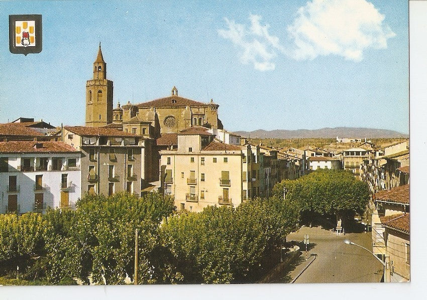 Postal 030987 : Barbastro. Catedral y Coso