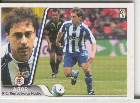 Cromos: Liga 2007-2008: Recretativo Huelva numero 136: Aitor