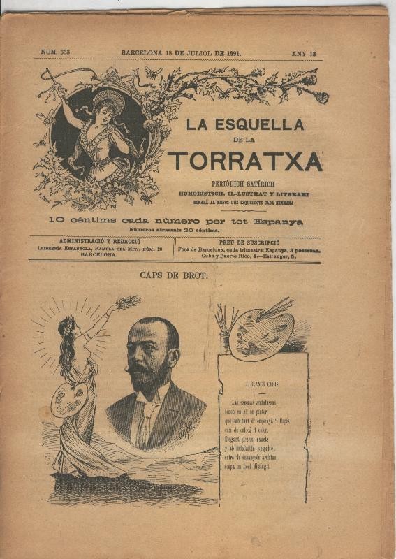 La esquella de la Torratxa numero 0653 del 18 julio 1891