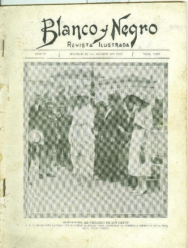 Blanco y Negro numero 1527 del 22 agosto 1920 