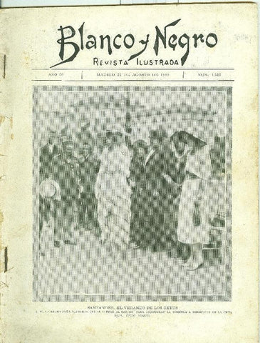 Blanco y Negro numero 1527 del 22 agosto 1920 