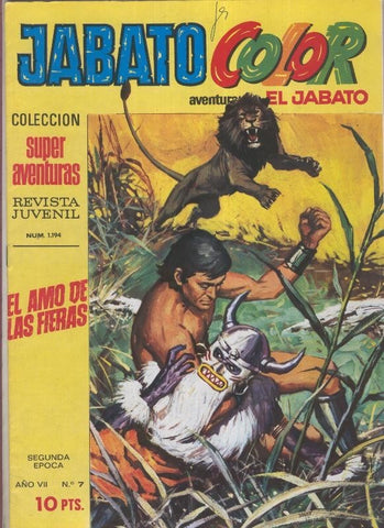 Jabato Color segunda epoca numero 007: El amo de las fieras