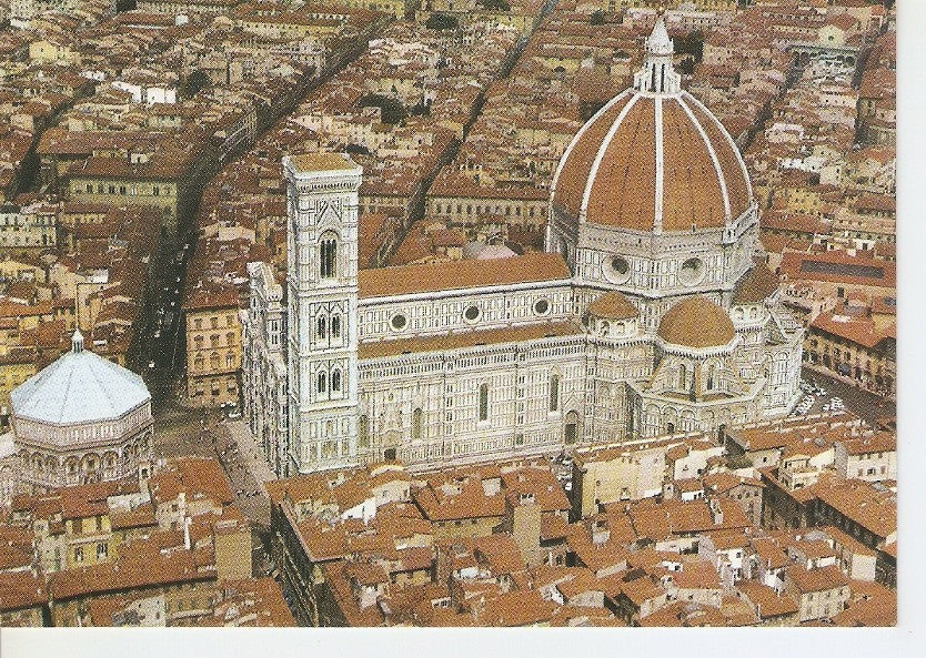 Postal 046018 : Firenze. The Dome - Aerial view