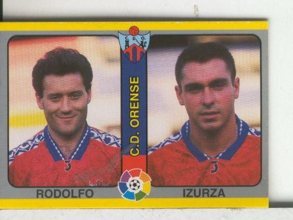 Cromos: Futbol Total Liga 95: Orense: Rodolfo y Izurza