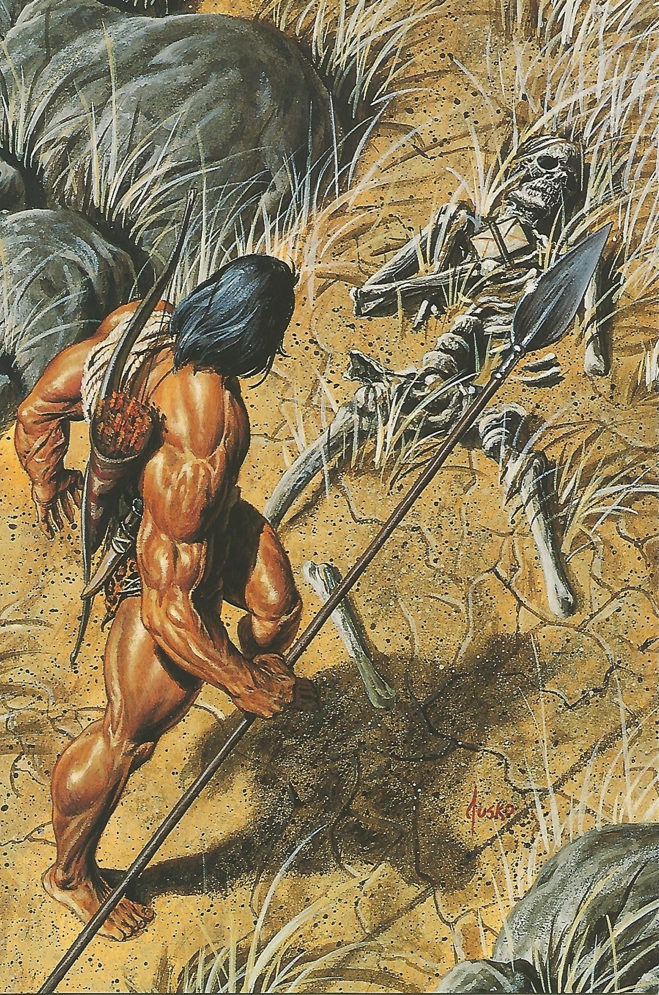 Colossal Card 57: Joe Jusko. Ancient Explorer