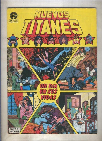 Nuevos Titanes volumen 1 numero 08 (numerado 9 en trasera)