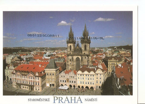 Postal 040770 : Prague the Old Town Square