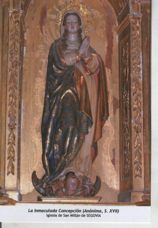 Postal 011800: Virgen Ntra Sra La Inmaculada Concepcion, Iglesia de San Millan de Segovia